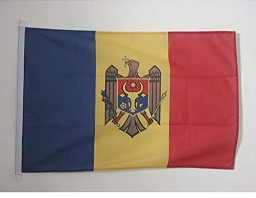 AZ FLAG Bandiera MOLDAVIA 90x60cm per Esterno - Bandiera MOLDAVA 60 x 90 cm