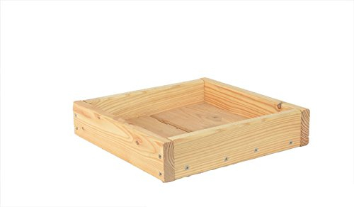 Ablage Deko-Regal Einsatz für Garten Sichtschutz-Zaun Wyk im Maß 24 x 24 x 6 cm
