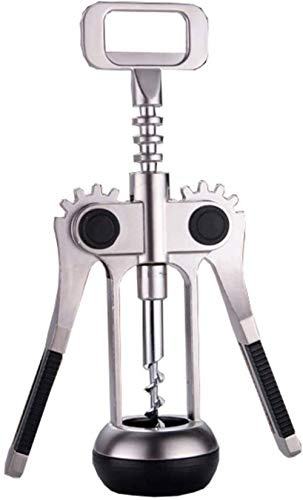 Wing Corkscrew Hochleistungs-Weinflaschenöffner Zinklegierung Kellner Korkenzieher 2 in 1 Wein- und Bierrestaurant, Küche, Partyzubehör