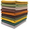 10x 0,25m Bündchenstoff Set Schlauchware 70cm breit 95% Baumwolle, 5% Elasthan Auswahl Jersey (Naturtöne, 10er Set)