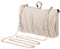 UBORSE Clutch Damen Pailletten Handtasche Strass Abendtasche mit Kette Glänzend Brauttasche Elegant Portemonnaie Tasche Geldbörse Envelope Tasche für Hochzeit Cocktailparty Tanzparty Geburtstag