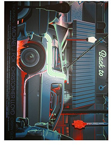 Delorean Dmc-12 Poster, Motiv Rückkehr auf das Futur Auto