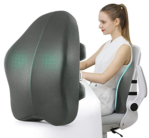 Lendenwirbelstützkissen lendenkissen bürostuhl Rückenstützkissen Stuhl Autositz Rückenstütze Ergonomisches rückenkissen Schreibtischstuhl Rückenkissen Rückenschmerzen Rückenlehne Lendenwirbelstütze