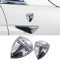 STIKY Tesla Logo Auto Emblem für Tesla Modell X Modell 3, Zeichen Emblem Logo Frontklappe Plakette, Buchstaben Wort Emblem-Aufkleber, Auto Hintere Endstück Trunk Emblem Aufkleber