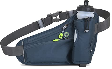 rahl Sac banane pour sport sport sac banane porte-bouteille pour femme course à vélo randonnée randonnée randonnée gris foncé