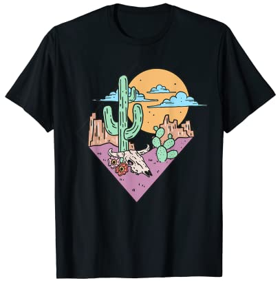 Southwest Desert Vibes, Wild West Kaktus für Western Life T-Shirt