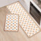 LY4U Juego de Almohadillas de Cocina, Cocina Antideslizantes y Juegos de Almohadillas, Almohadillas de Suelo Lavables Súper Absorbebles con Soporte de Goma, 43x75 + 43x120cm