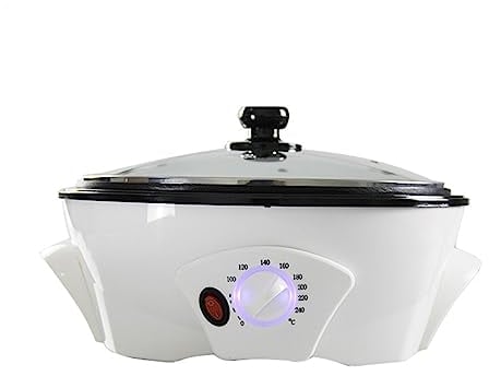 CEIEVER Kaffeeröster für Zuhause, Elektrische Kaffee Röster Maschine 1200W Multifunktionaler kaffeebohnen Röster 0-240℃ Temperatureinstellung Kaffeebohnenröster Haushalt zum Rösten von Kaffeebohnen