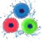 YumSur Frisbee 3er Set Wasser Frisbee,Water Disc, Wasser Wurfscheibe aus Schaumstoff und Silikon, Extra Soft in knalligen Farben für den Sommer