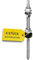 Avoltik Stockschrauben Edelstahl M10 x 200 mm ohne Adapterblech I 4 Stück I wetterfeste M10 Stockschrauben mit Dichtung & Sperrzahnmutter