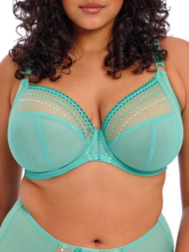 Elomi Matilda Plunge Underwire Bra, Jade, 46DD