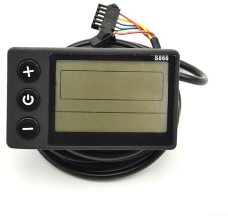Zoegneer S886 Display, Elektrofahrrad Mountainbike LCD-Instrumenten-Display, S866 LCD-Display Panel für Elektrofahrräder, 8 x 4,8 x 4,8 cm