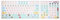 2 Pcs Universal Keyboard Stickers, Keycap Button Stickers Frosted Surfaces Cute Cartoon Clear Pattern PVC Keyboard Sticker for Universal Desktop PC