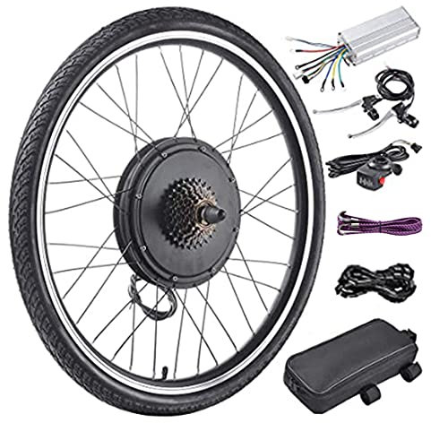 48V 1000W Hub Motor Bike Conversion Kit With LCD Display - Waterproof Ebike Conversion Kit, Front & Rear Wheel Hub Motor Kit For 16/20/24/26/27.5/28/29 Inch Bikes, Front Wheel
