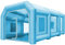 VEVOR Cabine de Peinture Gonflable 10x5x3,5 m, Tente Pulvérisation Gonflable pour Voiture, avec 2 Souffleurs et Système de Filtration, Portable, Station de Travail de Peinture Automobile, Garage