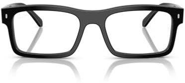Ray-Ban RX5435 Prescription Eyewear Frames, Black/Demo Lens, 56 mm