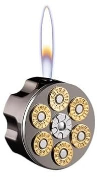 Mens Lighter Adjustable And Refillable Black Pocket Vintage Black