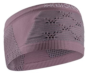 X-Bionic Wintersport-Stirnband 3D Bionic Sphere Lavendel/Grau L/XL | Effizientes Schweißmanagement, optimale Temperaturregulierung, rutschfester Sitz dank Retina-Technologie