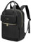 LOVEVOOK Laptop Backpack for Women, 15.6 Inch Fashion Rucksack Bag for Womens, Lightweight School Bag Travel Backpack with USB Port, Casual Daypacks Back Pack for School College Work, Black