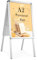 LN COZY CORNER A2 Display Board Stand - Pavement Sign for Posters, A2 Waterproof Board Stand, Versatile Sign Stand for Indoor/Outdoor Use