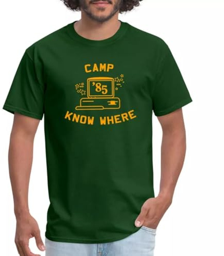 Dustin Costume Camp Know Where Funny Halloween Men's T-Shirt