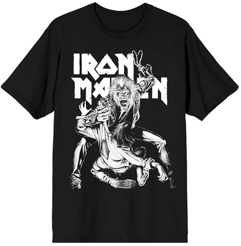 Rock Off officially licensed products Iron Maiden No Prayer Claw Crop T Shirt M Black