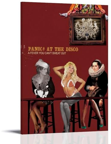 Panic! at The Disco A Fever You Can't Sweat Out, wasserdichtes Poster, Wanddekoration, Wohnzimmer, Badezimmer, Küche, multifunktional, moderner Druck, leicht zu reinigen, dekorative Geschenke, 40 x 60
