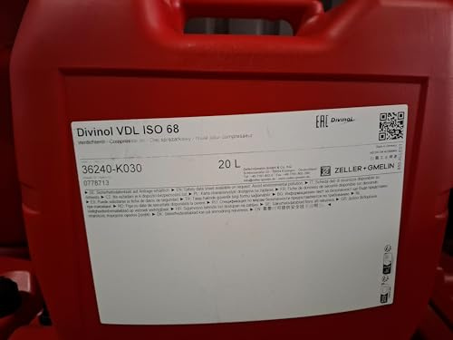 Divinol VDL ISO 68 Kompressorenöl 20 Liter - 36240-K030