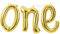 Creative Converting Ballon-Banner, 33 cm x 152 cm, goldfarben