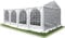 AMBISPHERE Partyzelt Classic Plus - Partyzelt wasserdicht -Pavillon 550g/m² PVC Plane 750 N - Partyzelt - Festzelt - Bierzelt Wasserdicht, UV-Resistent & Feuerhemmend in mit 5 Jahren Garantie
