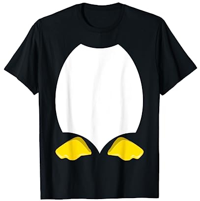 Fasching & Karneval - Tier Kostüm Pinguin T-Shirt