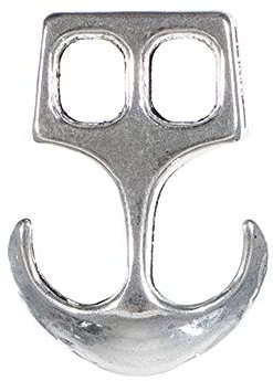 Paracord Planet Two Hole Clasps – Silver & Bronze – Hook & Anchor Clasps – 2, 5, 10, and 25 Pack Sizes