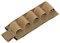 EXCELLENT ELITE SPANKER Tactical Nylon 12 Gauge Shotgun Patronenhülsenhalter für Gewehre(Braun)