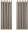 Deconovo Vorhang Blickdicht Schlaufen Taupe 2 Stück Fertiggardine Blickdicht Thermogardine für Wohnzimmer Schlafzimmer 140x210cm (BxH)