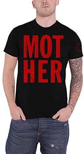 Faith No More T Shirt MF Stacked Band Logo Nue offiziell Herren Schwarz