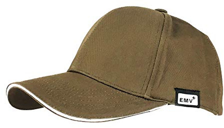 EMV+ Strahlenschutz Anti-Radiation Baseball Cap (Braun) mit Silberfaser blockiert Handy-Strahlung, WLAN und 5G…