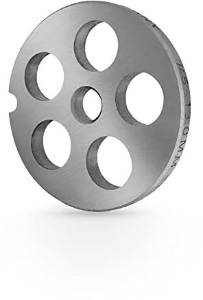 Disques de hachoir à viande compatibles avec tous les hachoirs à viande courants de taille 5 par exemple : Bosch MUM4/MUM5 - Alexanderwerk Taille 5 - Jupiter Taille 5 (13,0 mm)