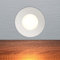 max K O M F O R T 3er SET LED Treppenbeleuchtung 230V warmweiß 0,5W RUND Aluminium Treppenleuchte Wand Einbauleuchte Einbaustrahler Treppenlicht Flurleuchte 6103R