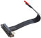 Delock M.2 Key M zu PCIe x4 NVMe Adapter gewinkelt mit 20 cm Kabel