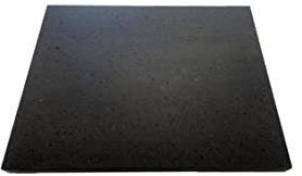 Pietra Lavica Etnea - Ollare Piastra Liscia per Pizza, Carne, Verdure - Misure a Scelta (30 X 25)