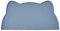 septillar Napfunterlage Katzen Hund, 52x30 cm Silikon wasserdichte Futterunterlage rutschfeste Futternäpfe Wassernapf Katzenmatte (Stein Blau)