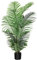 Fopamtri Kunstpflanzen Groß Areca Kunstpalme 120 cm im Topf Künstliche Pflanze Tropical Hawaii Grün Fake Plant für Schlafzimmer Büro Garten Hochzeit Party Deco (1 Stück)