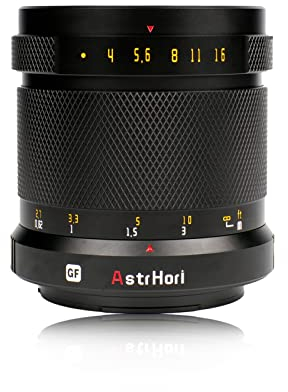 AstrHori 75mm F4 Manueller Fokus Kameraobjektiv Mittelformat 44x33 für Fuji GFX100 GFX100S GFX50S GFX50R