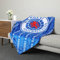 FOCO Offizielles Lizenzprodukt Fußball Rangers FC Supreme Slumber Plüsch-Überwurfdecke