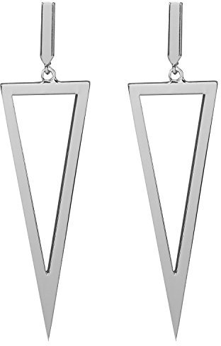 LILIE&WHITE Ohrringe Dreieckige Ohrhänger für Damen – Moderne geometrische Ohrringe aus Metall – Stilvoller Schmuck für Alltag und besondere Anlässe