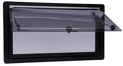 XUEMANSHOP - Ventana lateral para caravana y camping-Car (900 x 500 mm, con bisagra MG16RW, compatible con casa y otros