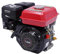 CCGOT Moteur à essence 7,5 CV 4 kW avec arbre de 20 mm de diamètre, 1 cylindre de 208 cm, moteur à essence, 4 temps, démarrage par câble, refroidissement à air
