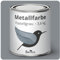 Berico Metallfarbe - Pastellgrau - 3,6 Kg - 4in1 Premium Metallschutzlack - Direkt auf Rost - Für Stahl, Zink, Aluminium, Kupfer und Eisen