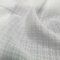 Tela de gasa semitransparente Jacquard de rejilla blanca 150CM de ancho 100g por metro tela de gasa de poliéster para confección de ropa artesanal