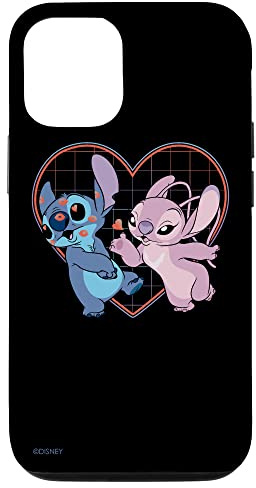Disney Lilo and Stitch Angel Heart Kisses Case for iPhone 12/12 Pro